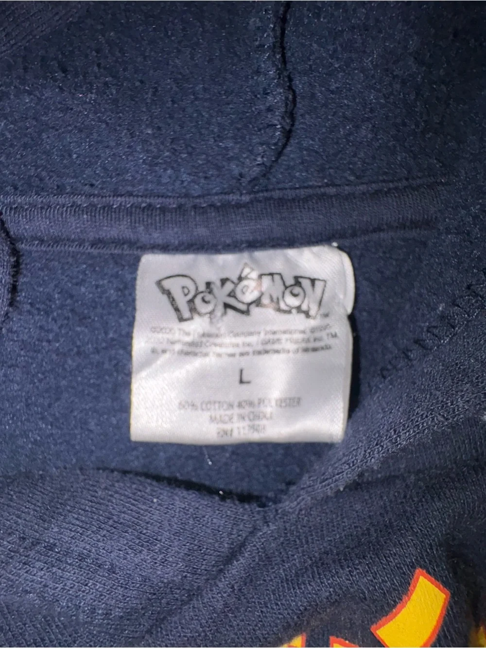 adidas Navy Blue Pokémon Graphic Hoodie
